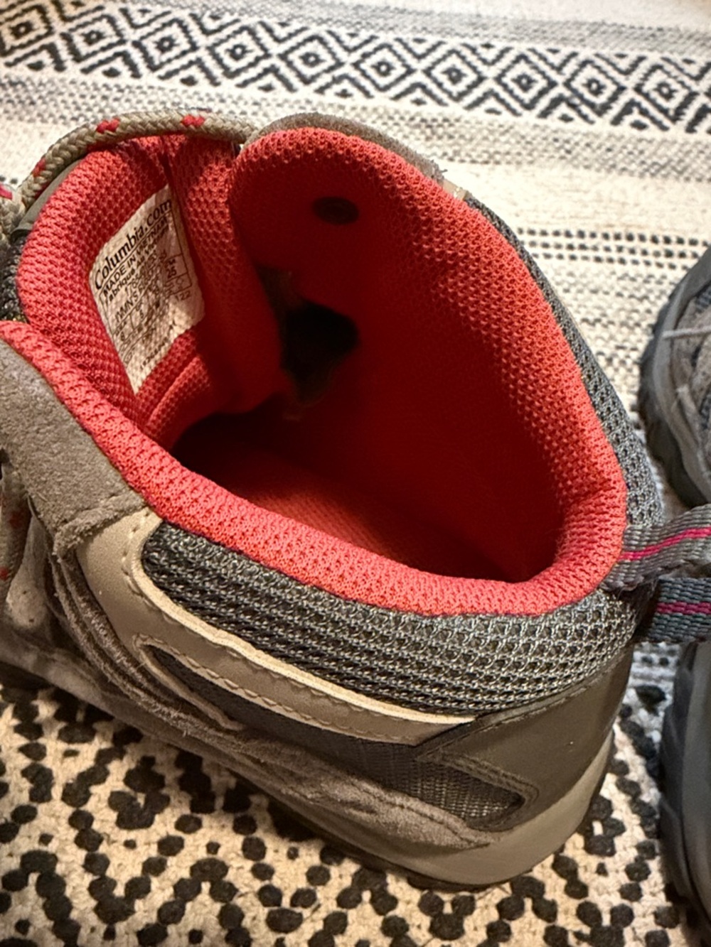 Columbia Gray Hiking Boots with Pink Interior - Picture 6 of 16